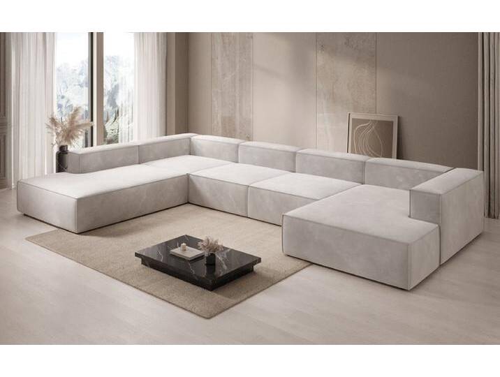 Designer Sofa Lesley U XXL in Samt - Schwarz - Links - Samt - Luxusbetten24 Designer Sofa Lesley U XXL in Samt - Schwarz - Links - Samt - Luxusbetten24 von Luxusbetten24