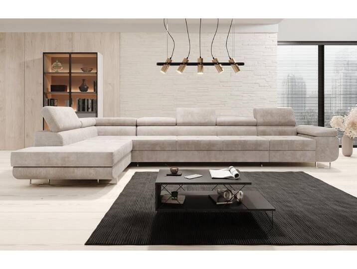Designer Sofa Maxi mit Schlaf - und Klappfunktion in Cord - Vintage Blau - Rechts - Cord - Luxusbetten24 Designer Sofa Maxi mit Schlaf - und Klappfunktion in Cord - Vintage Blau - Rechts - Cord - Luxusbetten24 von Luxusbetten24
