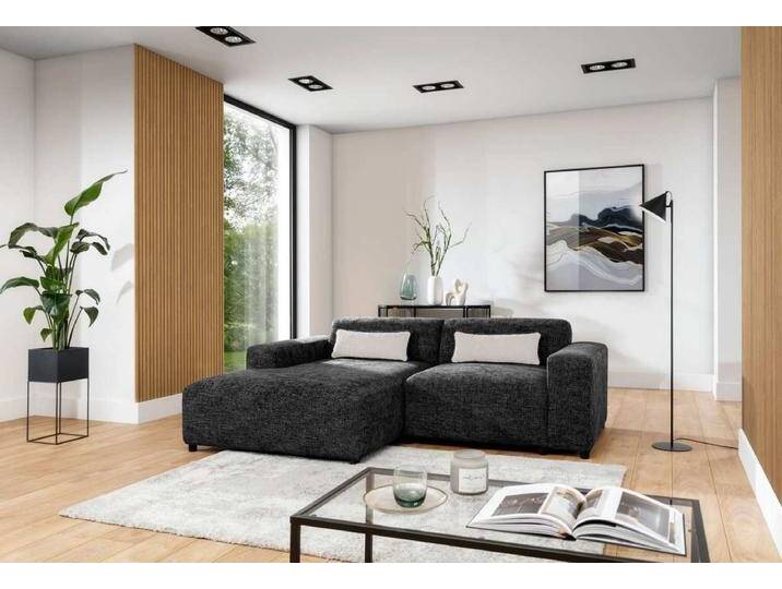 Designer Sofa Napoli - Senfgelb - Links - Stoff - Luxusbetten24 von Luxusbetten24