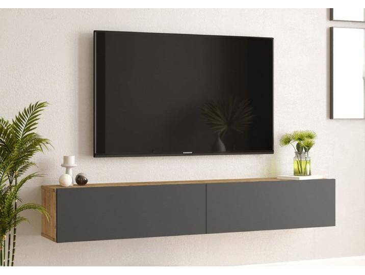 Designer TV Lowboard Banzi - Anthrazit - Luxusbetten24 von Luxusbetten24