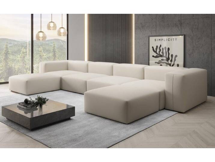 Designer U Sofa Snug in Stoff - Anthrazit - Stoff - Luxusbetten24 Designer U Sofa Snug in Stoff - Anthrazit - Stoff - Luxusbetten24 von Luxusbetten24