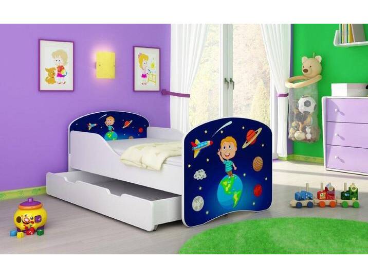 Kinderbett Luna mit Stauraum und verschiedenen Motiven - 180x80 - Hero - Luxusbetten24 von Luxusbetten24