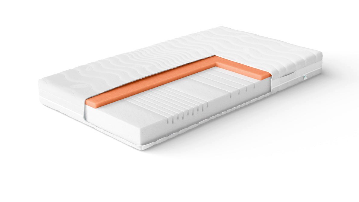 Komfortschaummatratze NightSense® Wendbare Komfortschaum-Matratze, Luxusbetten24, 24 cm hoch, extra hart von Luxusbetten24