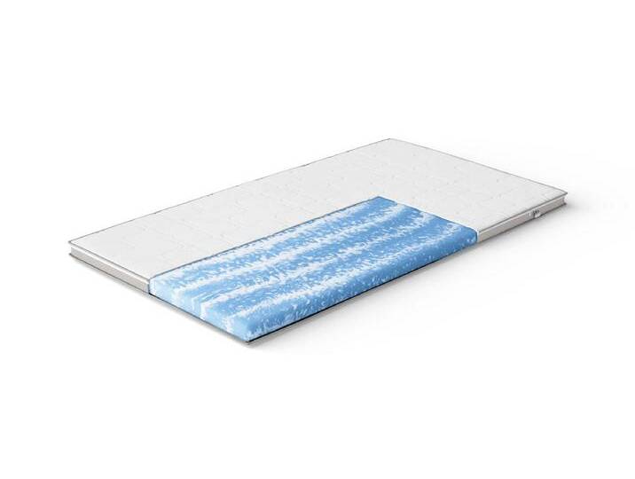 Luxusbetten24 , Topper NightSense® AquaSoft-Topper, Materialmix, weiß, Materialmix von Luxusbetten24