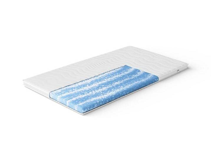 Luxusbetten24 , Topper NightSense® AquaSoft-Topper, Materialmix, weiß, Materialmix von Luxusbetten24