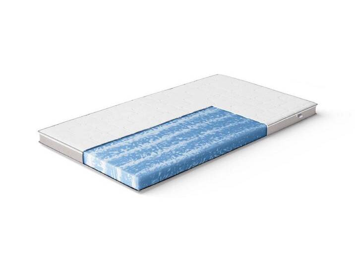 Luxusbetten24 , Topper NightSense® Premium AquaSoft-Topper, Schaumstoff, weiß, Schaumstoff von Luxusbetten24