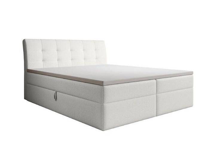 Luxusbetten24 Boxspringbett Amalia Bouclé, mit Stauraum, weiß, ohne Topper, Weiß Luxusbetten24 Boxspringbett Amalia Bouclé, mit Stauraum, weiß, ohne Topper, Weiß von Luxusbetten24