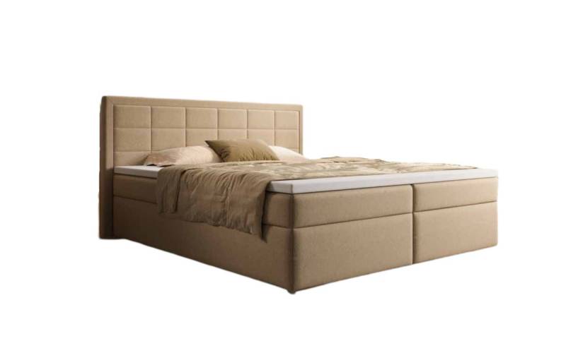 Luxusbetten24 Boxspringbett Athina Stoff, mit 5 Gang Bonell Federkern Matratze Luxusbetten24 Boxspringbett Athina Stoff, mit 5 Gang Bonell Federkern Matratze von Luxusbetten24