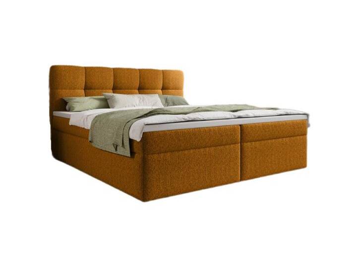 Luxusbetten24 Boxspringbett Cozy II Bouclé, mit Stauraum, gelb, inklusive PU-Schaum-Topper, Senf Luxusbetten24 Boxspringbett Cozy II Bouclé, mit Stauraum, gelb, inklusive PU-Schaum-Topper, Senf von Luxusbetten24