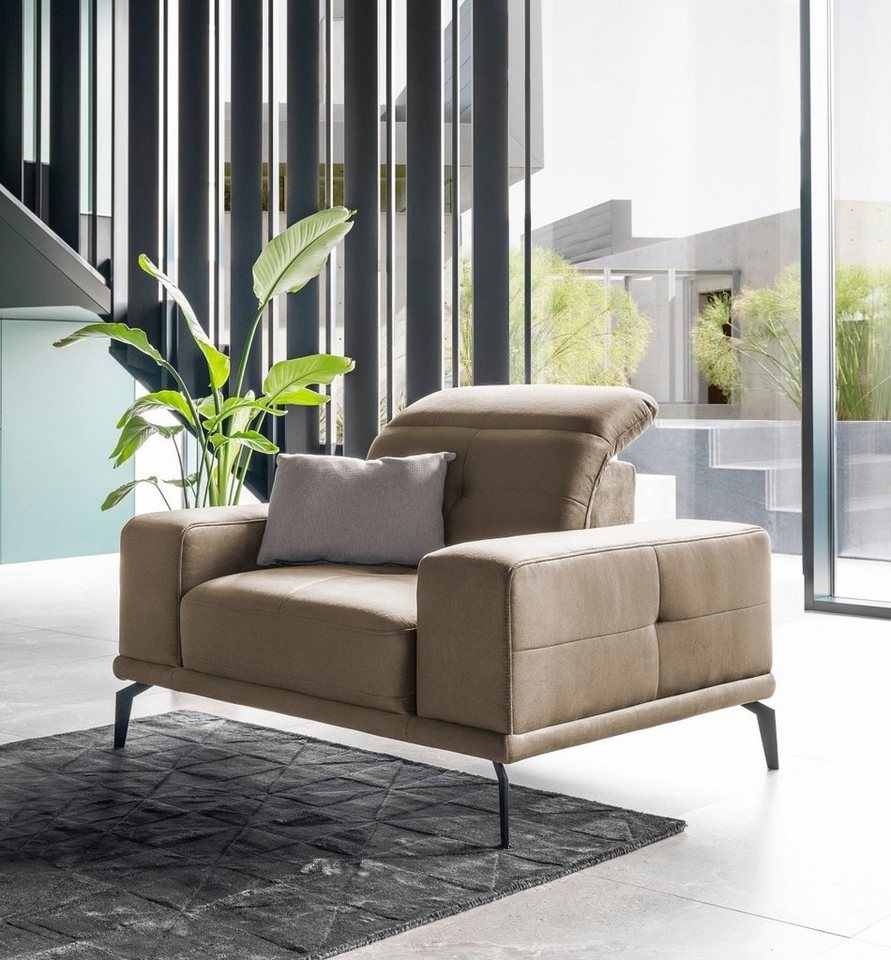 Luxusbetten24 Sessel Designer Sessel Thor, mit verstellbarer Kopf- und Rückenlehne Luxusbetten24 Sessel Designer Sessel Thor, mit verstellbarer Kopf- und Rückenlehne von Luxusbetten24