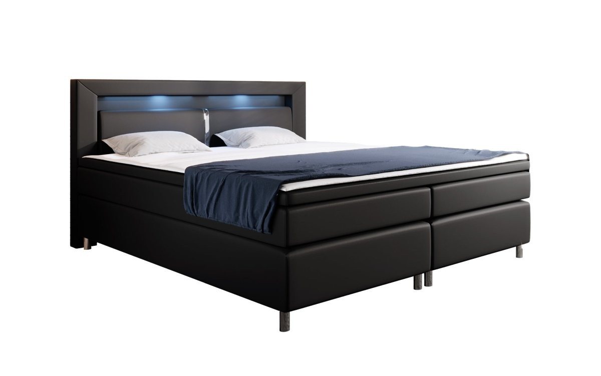 Luxusbetten24 Boxspringbett Hypnos, mit LED-Beleuchtung von Luxusbetten24