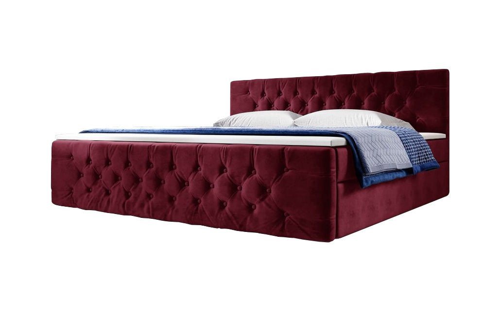 Luxusbetten24 Boxspringbett Velutto, mit Stauraum von Luxusbetten24