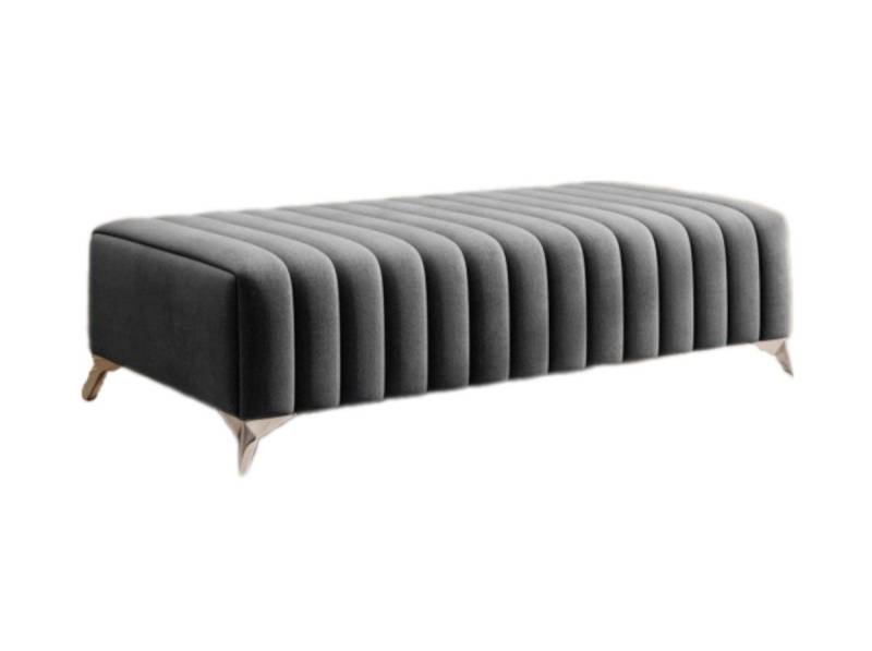 Luxusbetten24 Polsterhocker Designer Beistellhocker Cadeo, mit Wellenfederung von Luxusbetten24
