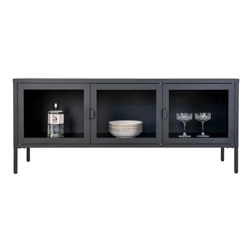 Luxusbetten24 Designer Lowboard Stockholm Schwarz von Luxusbetten24