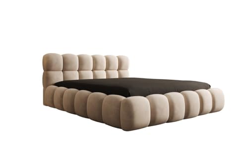 Luxusbetten24 Designer Polsterbett Boston Samt 160x200 mit Stauraum, inklusive Aufbau | Bezug: Samt | Farbe: Beige Luxusbetten24 Designer Polsterbett Boston Samt 160x200 mit Stauraum, inklusive Aufbau | Bezug: Samt | Farbe: Beige von Luxusbetten24