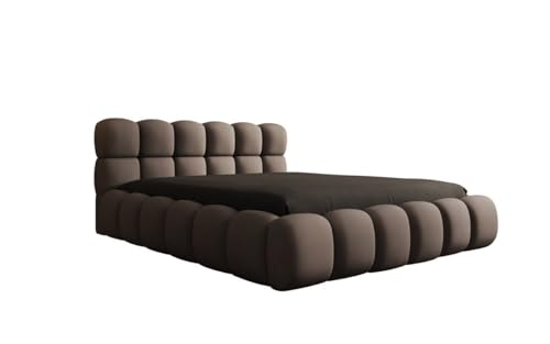 Luxusbetten24 Designer Polsterbett Boston Stoff 200x200 mit Stauraum, inklusive Aufbau | Bezug: Stoff | Farbe: Braun Luxusbetten24 Designer Polsterbett Boston Stoff 200x200 mit Stauraum, inklusive Aufbau | Bezug: Stoff | Farbe: Braun von Luxusbetten24