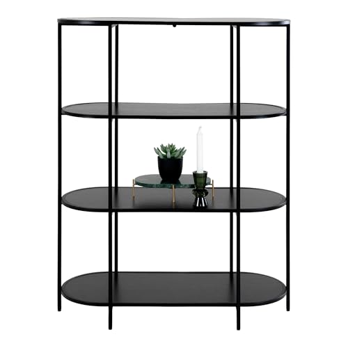 Luxusbetten24 Designer Regal Quarto Metallgestell Schwarz von Luxusbetten24