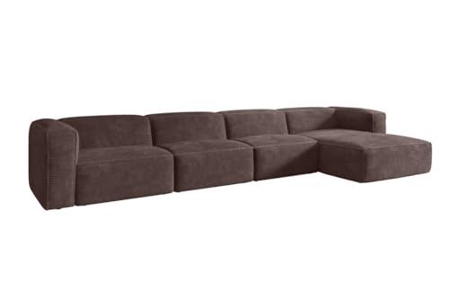 Luxusbetten24 Designer Sofa Comfy L Maxi in Cord Braun Rechts Luxusbetten24 Designer Sofa Comfy L Maxi in Cord Braun Rechts von Luxusbetten24