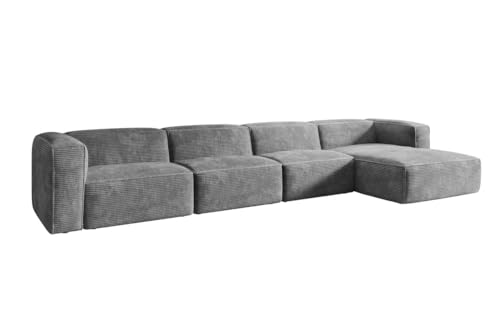 Luxusbetten24 Designer Sofa Comfy L Maxi in Cord Hellgrau Rechts Luxusbetten24 Designer Sofa Comfy L Maxi in Cord Hellgrau Rechts von Luxusbetten24