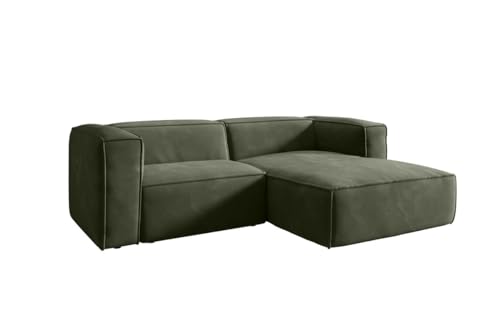 Luxusbetten24 Designer Sofa Comfy L Mini in Samt Grün Rechts Luxusbetten24 Designer Sofa Comfy L Mini in Samt Grün Rechts von Luxusbetten24