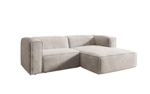 Luxusbetten24 Designer Sofa Comfy L Mini in Samt Weiß Rechts Luxusbetten24 Designer Sofa Comfy L Mini in Samt Weiß Rechts von Luxusbetten24