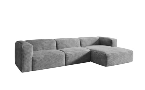 Luxusbetten24 Designer Sofa Comfy in Cord Hellgrau Rechts Luxusbetten24 Designer Sofa Comfy in Cord Hellgrau Rechts von Luxusbetten24