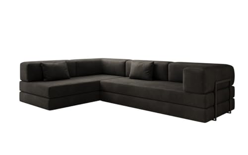 Luxusbetten24 Designer Sofa Lazy L in Samt Anthrazit Links Luxusbetten24 Designer Sofa Lazy L in Samt Anthrazit Links von Luxusbetten24