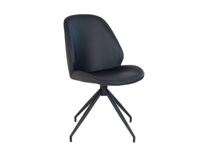 Luxusbetten24 Drehstuhl Designer Stuhl Lissabon Kunstleder, mit Drehfunktion, schwarz, Schwarz Luxusbetten24 Drehstuhl Designer Stuhl Lissabon Kunstleder, mit Drehfunktion, schwarz, Schwarz von Luxusbetten24