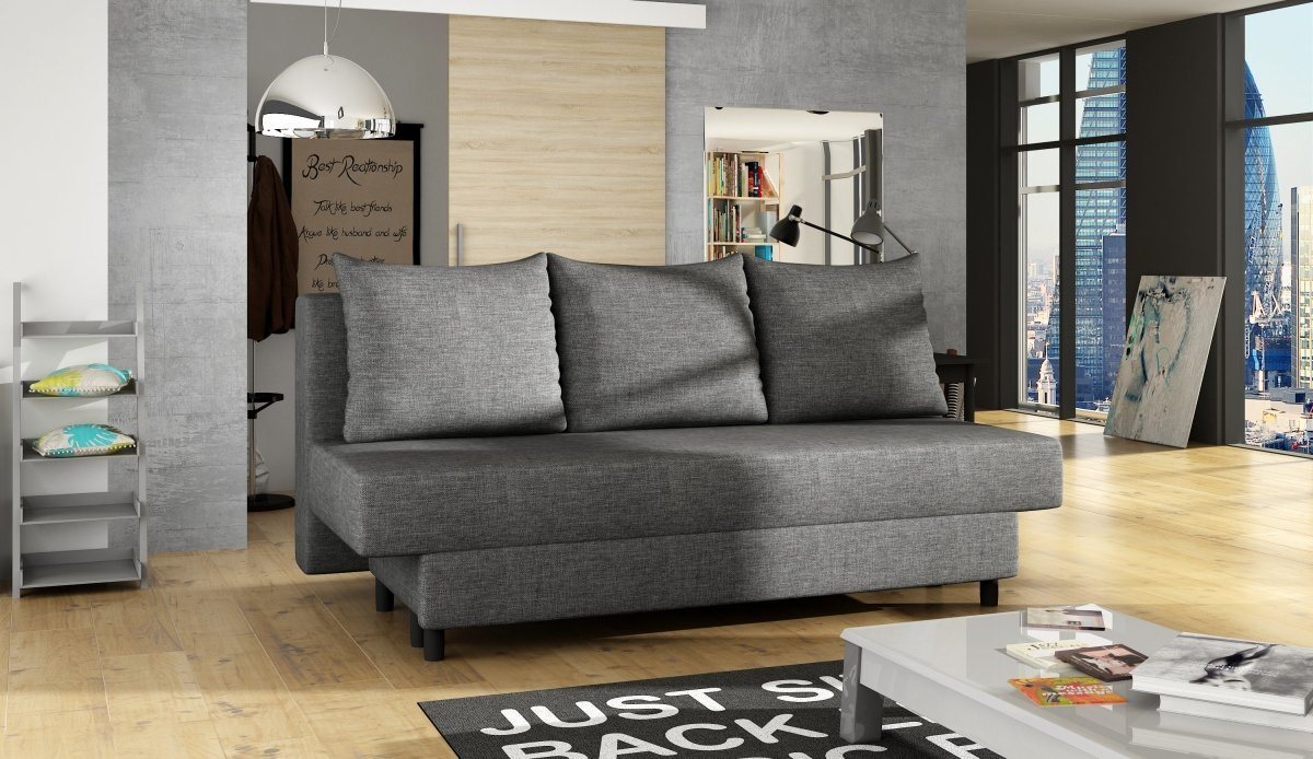 Luxusbetten24 Schlafsofa Designer Sofa Anisa, mit Schlaffunktion von Luxusbetten24