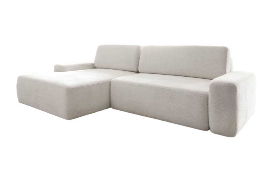 Luxusbetten24 Schlafsofa Designer Sofa Bianca, mit Schlaf- und Klappfunktion von Luxusbetten24