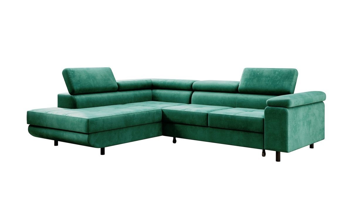 Luxusbetten24 Schlafsofa Designer Sofa Costa, mit Schlaf- und Klappfunktion von Luxusbetten24