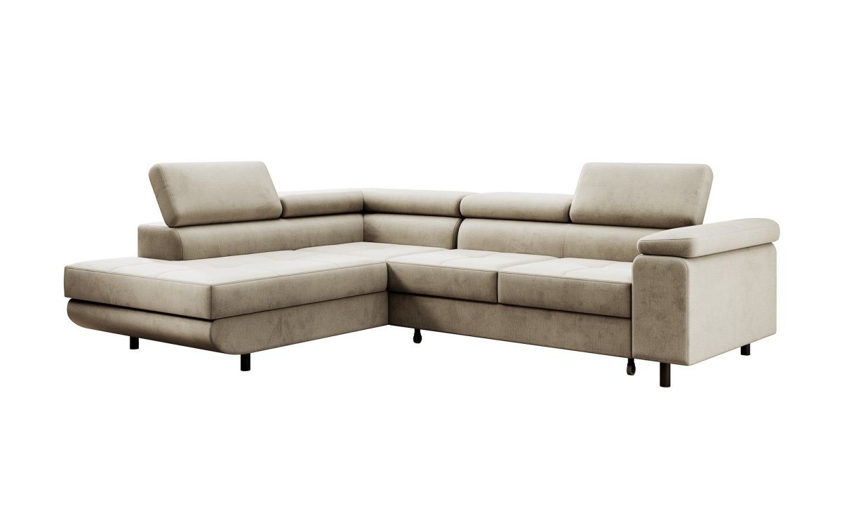 Luxusbetten24 Schlafsofa Designer Sofa Costa, mit Schlaf- und Klappfunktion von Luxusbetten24