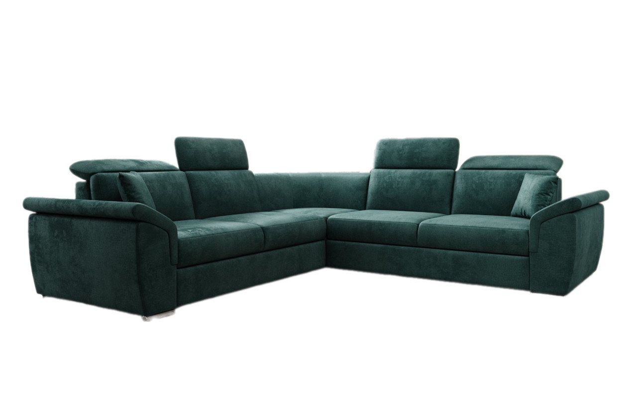 Luxusbetten24 Schlafsofa Designer Sofa Fernando, mit Schlaffunktion und Stauraum von Luxusbetten24