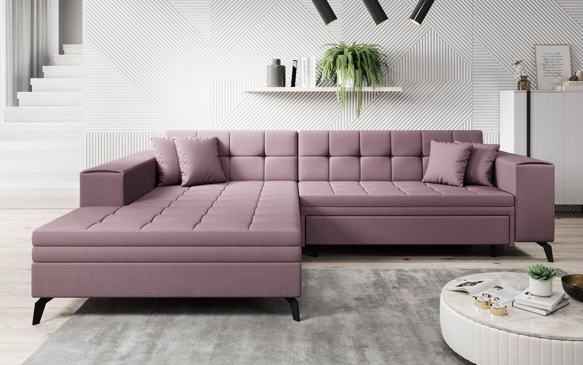 Luxusbetten24 Schlafsofa Designer Sofa Frida, mit Schlaffunktion von Luxusbetten24