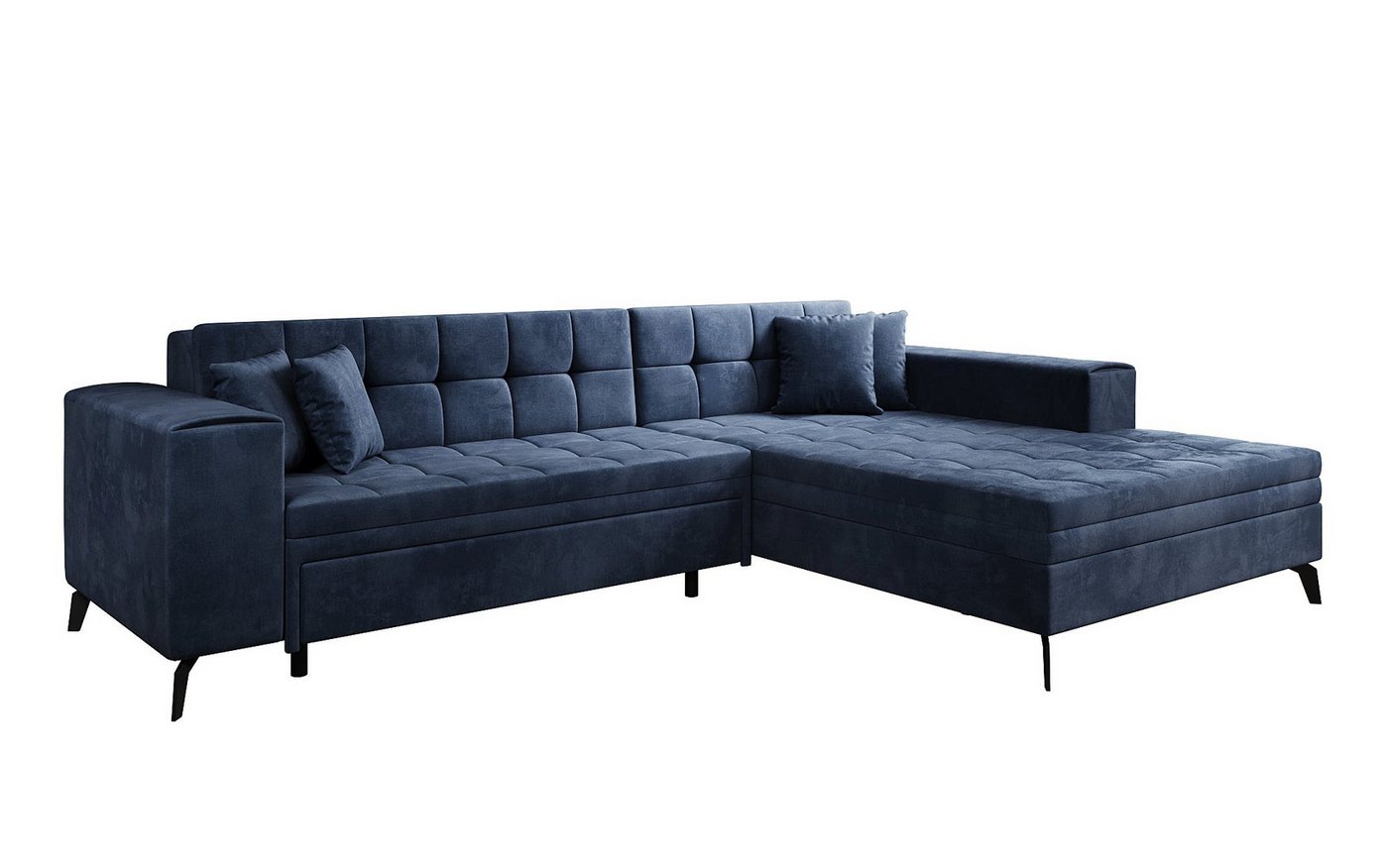 Luxusbetten24 Schlafsofa Designer Sofa Frida, mit Schlaffunktion von Luxusbetten24