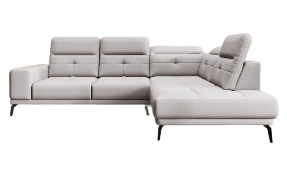 Luxusbetten24 Sofa Designer Sofa Isabella, mit verstellbarer Kopf- und Rückenlehne von Luxusbetten24