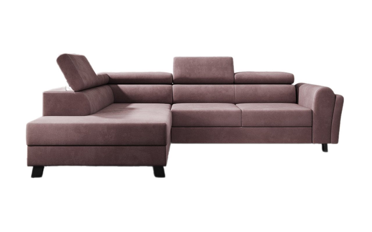 Luxusbetten24 Schlafsofa Designer Sofa Kira, mit Schlaf- und Klappfunktion von Luxusbetten24