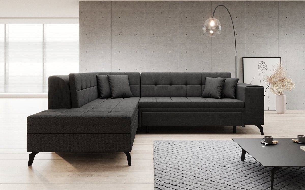 Luxusbetten24 Schlafsofa Designer Sofa Lania, mit Schlaffunktion von Luxusbetten24