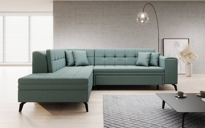 Luxusbetten24 Schlafsofa Designer Sofa Lania, mit Schlaffunktion von Luxusbetten24