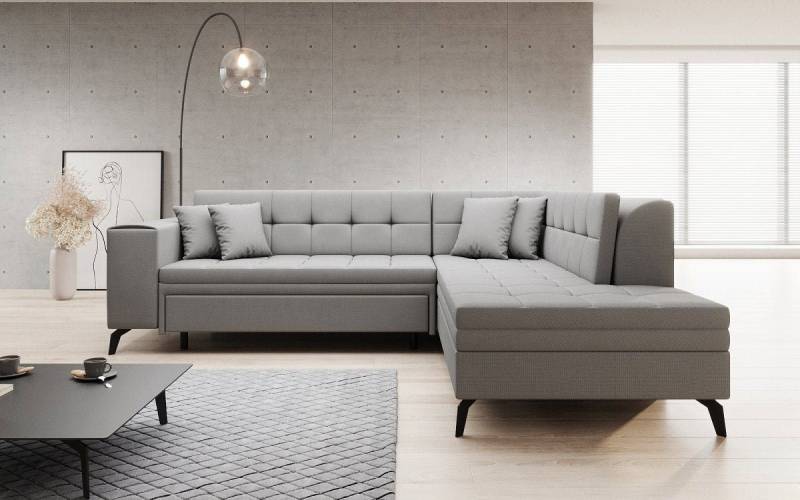 Luxusbetten24 Schlafsofa Designer Sofa Lania, mit Schlaffunktion von Luxusbetten24