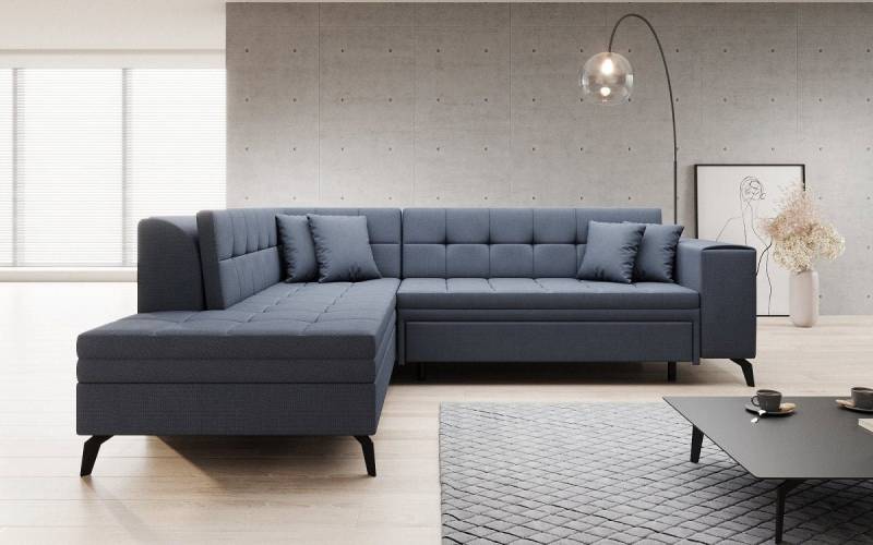 Luxusbetten24 Schlafsofa Designer Sofa Lania, mit Schlaffunktion von Luxusbetten24