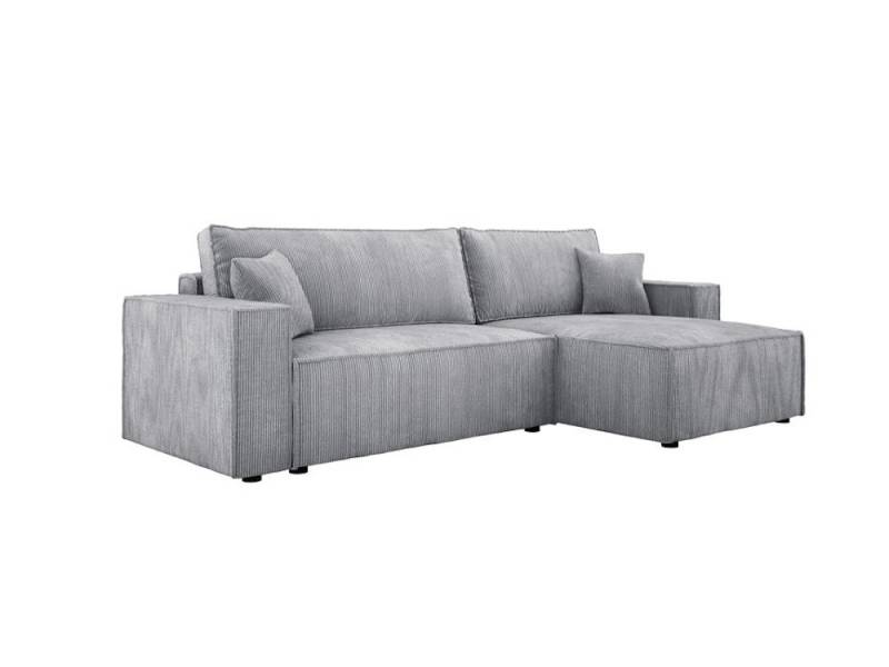 Baidani Ecksofa Sofa Velanova Cord, mit Schlaffunktion und Stauraum von Baidani