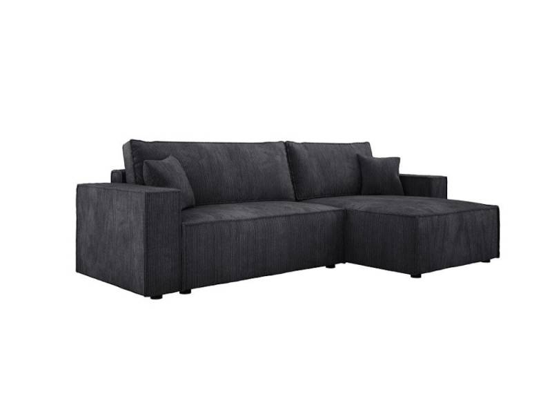 Baidani Ecksofa Sofa Velanova Cord, mit Schlaffunktion und Stauraum von Baidani
