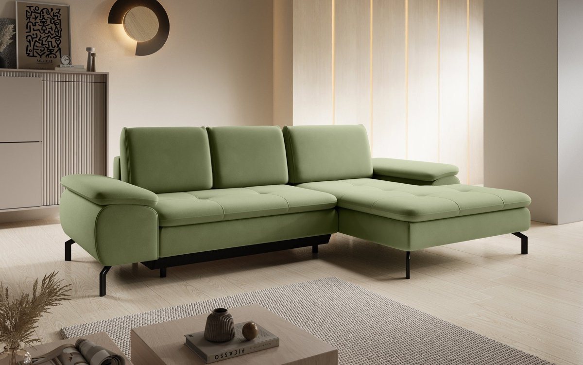 Luxusbetten24 Schlafsofa Verila Mini, mit Schlaf- und Klappfunktion von Luxusbetten24