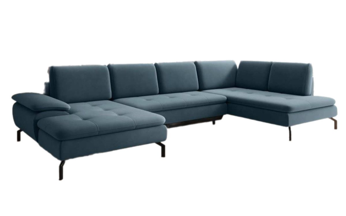 Luxusbetten24 Ecksofa Verila U, mit Schlaf- und Klappfunktion Luxusbetten24 Ecksofa Verila U, mit Schlaf- und Klappfunktion von Luxusbetten24