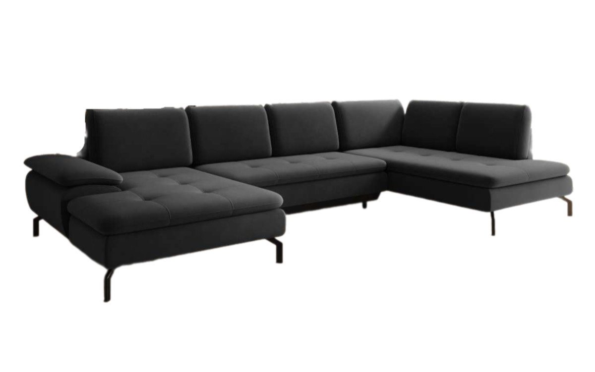 Luxusbetten24 Ecksofa Verila U, mit Schlaf- und Klappfunktion Luxusbetten24 Ecksofa Verila U, mit Schlaf- und Klappfunktion von Luxusbetten24