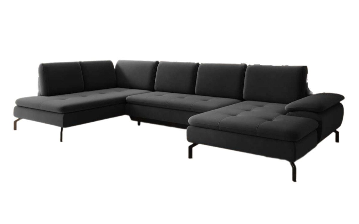 Luxusbetten24 Ecksofa Verila U, mit Schlaf- und Klappfunktion Luxusbetten24 Ecksofa Verila U, mit Schlaf- und Klappfunktion von Luxusbetten24