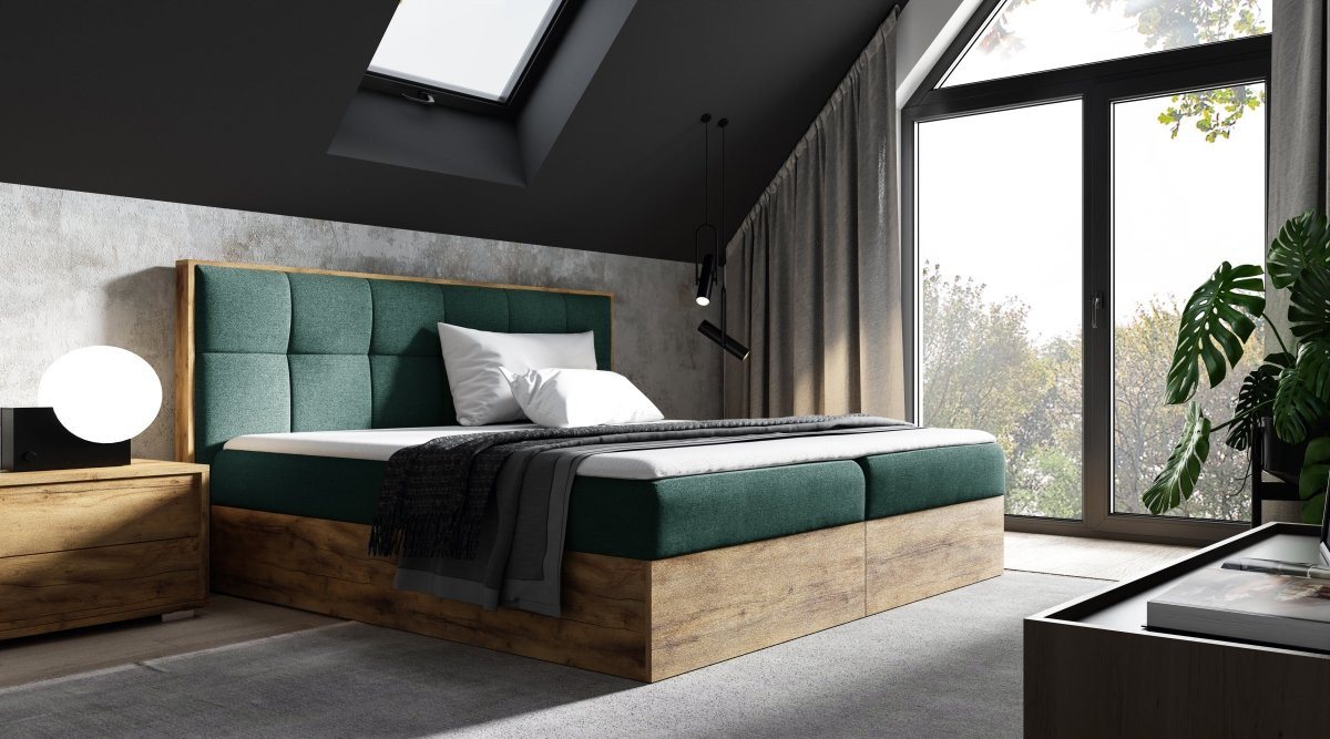 Luxusbetten24 Holzbett Designer Holzbett Terino, mit Stauraum Luxusbetten24 Holzbett Designer Holzbett Terino, mit Stauraum von Luxusbetten24