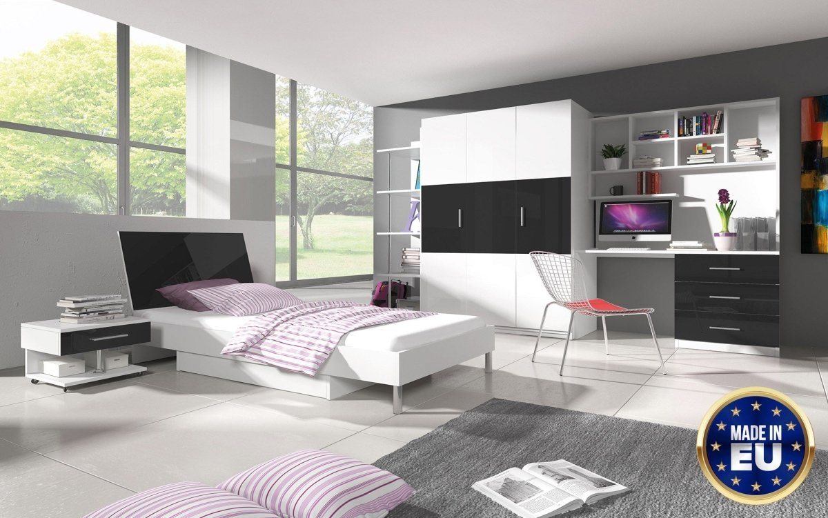 Luxusbetten24 Schlafzimmer-Set Komplett - Kinderzimmer Liberty, mit Kleiderschrank, Bett, Regalen und Nachttisch Luxusbetten24 Schlafzimmer-Set Komplett - Kinderzimmer Liberty, mit Kleiderschrank, Bett, Regalen und Nachttisch von Luxusbetten24