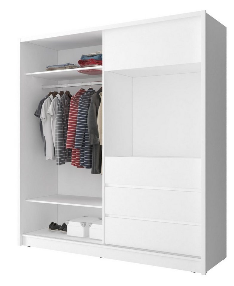 Luxusbetten24 Kleiderschrank Designer Schrank Cosmo mit TV Vorrichtung Luxusbetten24 Kleiderschrank Designer Schrank Cosmo mit TV Vorrichtung von Luxusbetten24